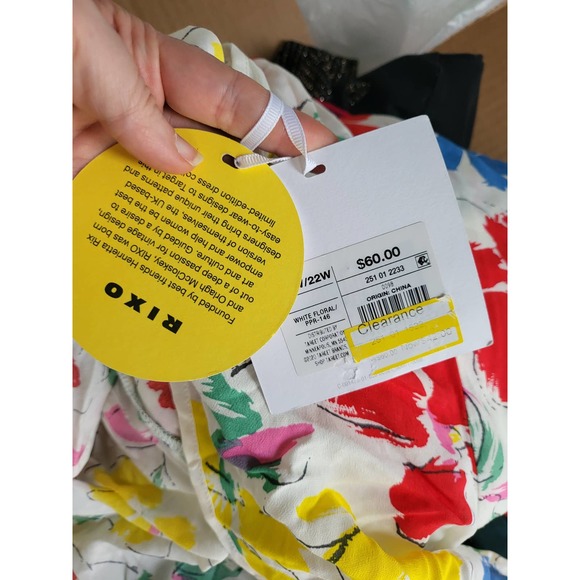 Rixo Target Limited Edition Colorful Floral Ruffle Dress - Size 20W/22W - Picture 4 of 4